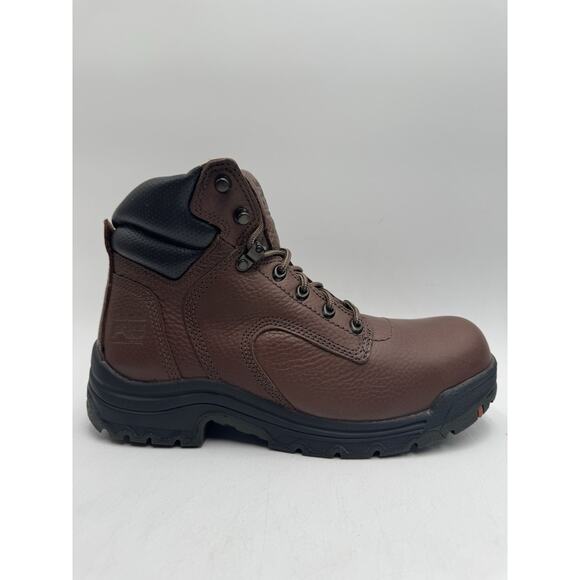 Timberland PRO TITAN 6" Women's NEW Safety Toe Work Boot Brown US Size 11 Wide - Picture 4 of 11